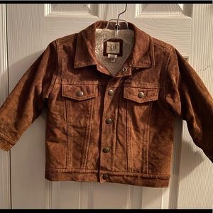 Baby Gap 100% Leather Jacket w/T-shirt